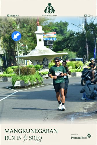 Race photo from Mangkunegaran Run 2024