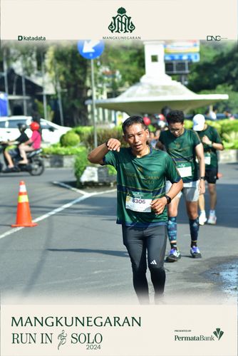 Race photo from Mangkunegaran Run 2024