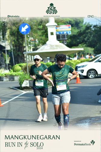 Race photo from Mangkunegaran Run 2024