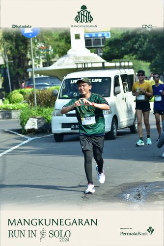 Race photo from Mangkunegaran Run 2024