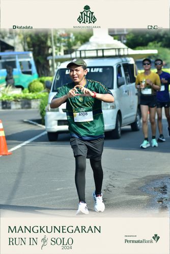 Race photo from Mangkunegaran Run 2024