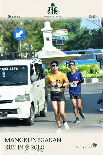 Race photo from Mangkunegaran Run 2024