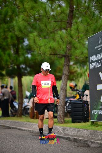Race photo from CISANGKAN KBP CITY RUN 2025