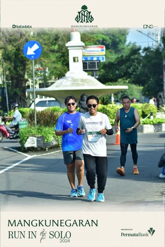 Race photo from Mangkunegaran Run 2024