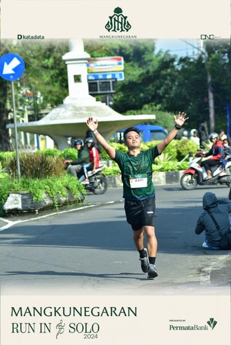 Race photo from Mangkunegaran Run 2024