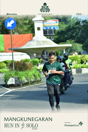 Race photo from Mangkunegaran Run 2024