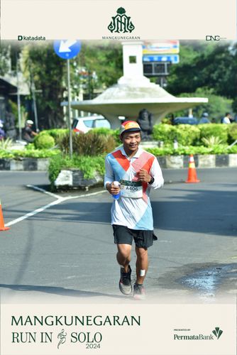Race photo from Mangkunegaran Run 2024