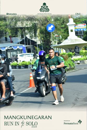 Race photo from Mangkunegaran Run 2024