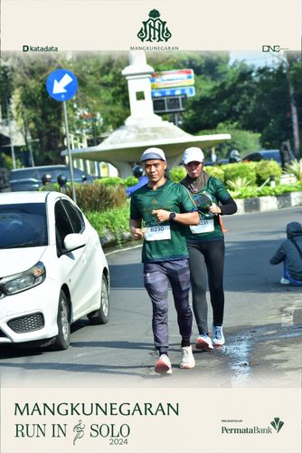 Race photo from Mangkunegaran Run 2024