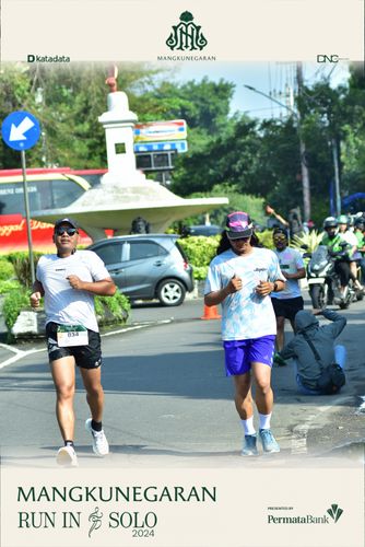 Race photo from Mangkunegaran Run 2024