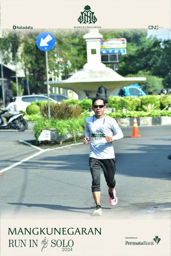 Race photo from Mangkunegaran Run 2024