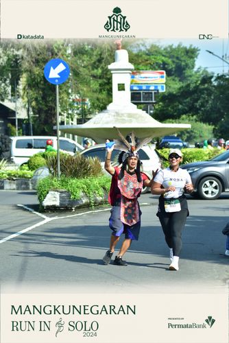 Race photo from Mangkunegaran Run 2024