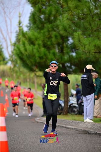 Race photo from CISANGKAN KBP CITY RUN 2025