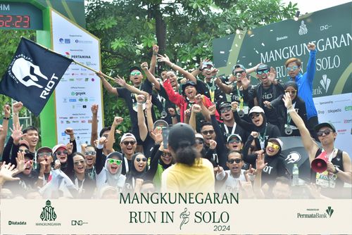 Race photo from Mangkunegaran Run 2024