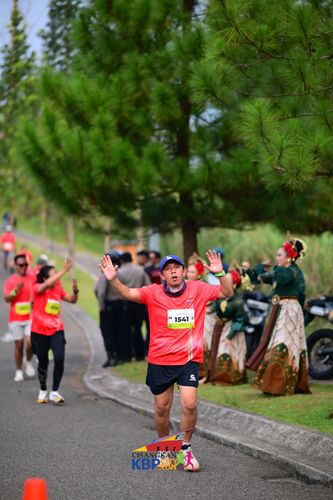 Race photo from CISANGKAN KBP CITY RUN 2025