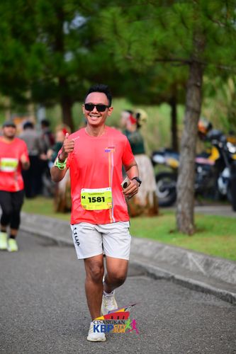 Race photo from CISANGKAN KBP CITY RUN 2025
