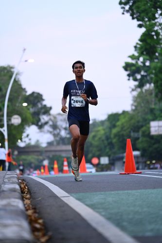 Race photo from KEMLU RUN 2025