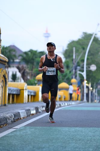 Race photo from KEMLU RUN 2025