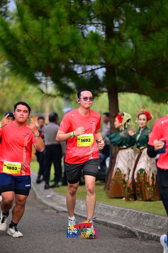 Race photo from CISANGKAN KBP CITY RUN 2025