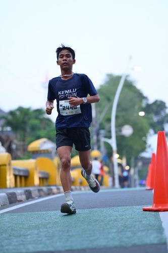 Race photo from KEMLU RUN 2025