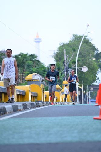 Race photo from KEMLU RUN 2025