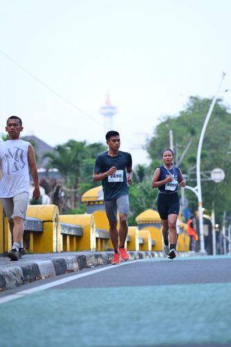 Race photo from KEMLU RUN 2025
