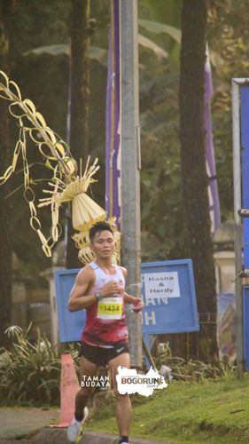 Race photo from Taman Budaya x BOGORUN 2025