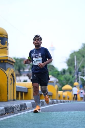 Race photo from KEMLU RUN 2025