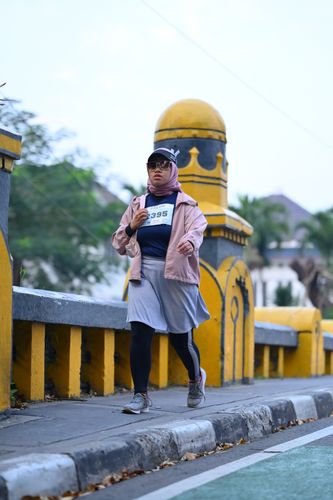Race photo from KEMLU RUN 2025