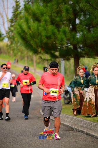 Race photo from CISANGKAN KBP CITY RUN 2025