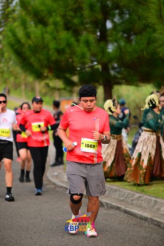 Race photo from CISANGKAN KBP CITY RUN 2025
