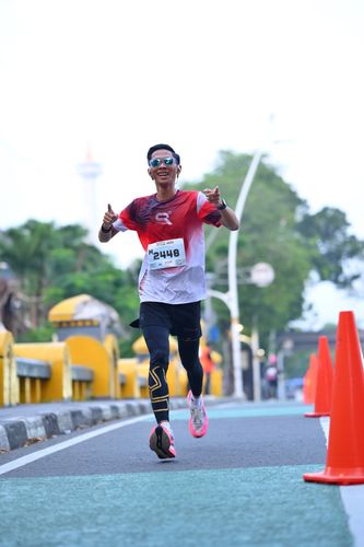 Race photo from KEMLU RUN 2025