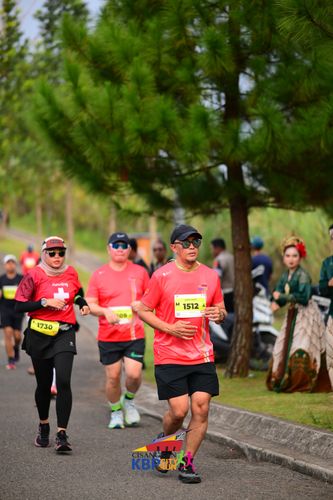 Race photo from CISANGKAN KBP CITY RUN 2025