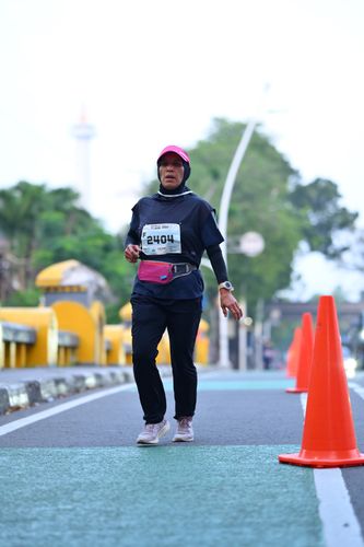 Race photo from KEMLU RUN 2025