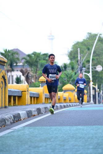Race photo from KEMLU RUN 2025