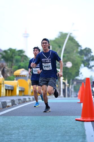Race photo from KEMLU RUN 2025