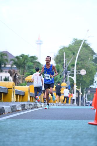 Race photo from KEMLU RUN 2025