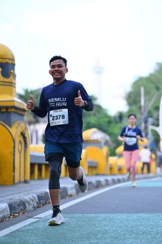 Race photo from KEMLU RUN 2025