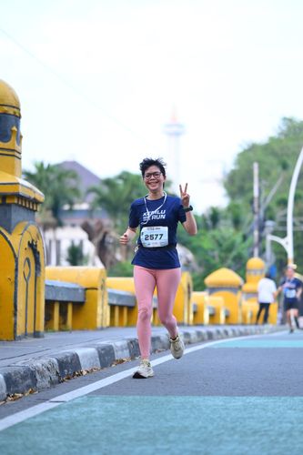 Race photo from KEMLU RUN 2025