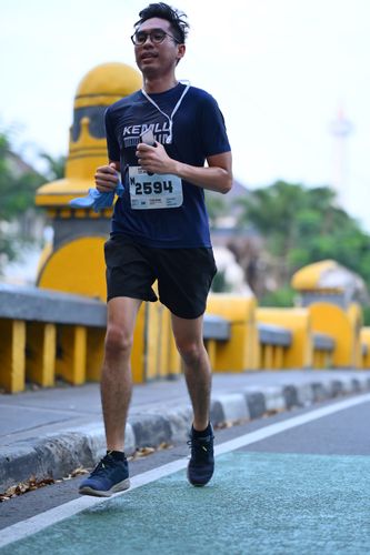 Race photo from KEMLU RUN 2025