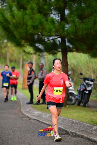Race photo from CISANGKAN KBP CITY RUN 2025