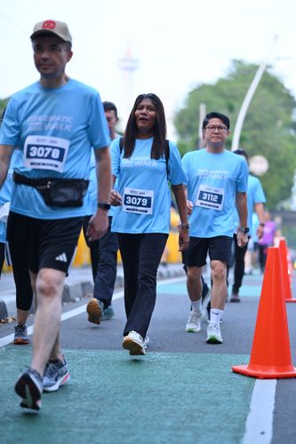Race photo from KEMLU RUN 2025