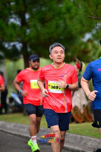Race photo from CISANGKAN KBP CITY RUN 2025