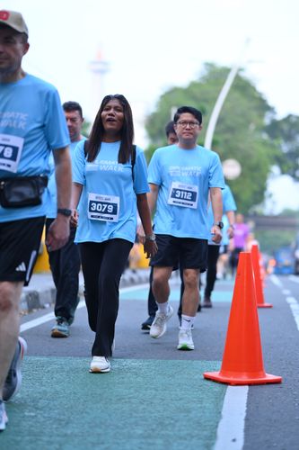 Race photo from KEMLU RUN 2025