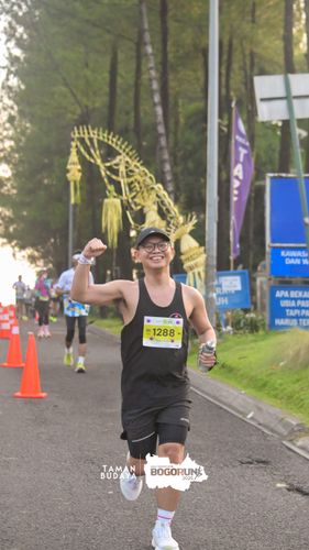 Race photo from Taman Budaya x BOGORUN 2025