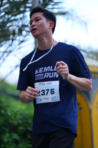 Race photo from KEMLU RUN 2025