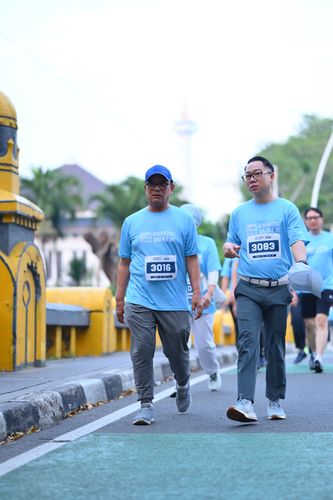 Race photo from KEMLU RUN 2025