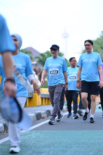 Race photo from KEMLU RUN 2025