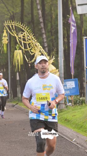 Race photo from Taman Budaya x BOGORUN 2025
