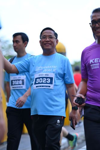 Race photo from KEMLU RUN 2025